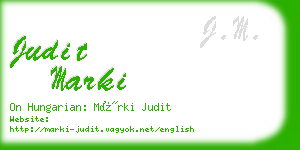 judit marki business card